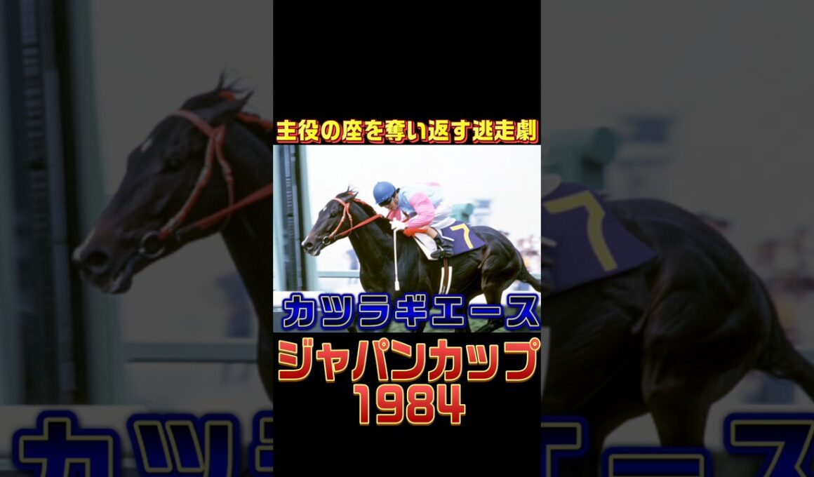 【競馬名勝負🔥🏇】カツラギエースの1984年ジャパンカップ！皇帝VSターフの演出家VS海外馬の豪華メンバー！#競馬 #競馬予想 #short #shorts