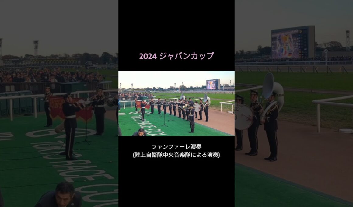 2024年ジャパンカップ ファンファーレ演奏#ジャパンカップ #ジャパンカップ2024 #競馬