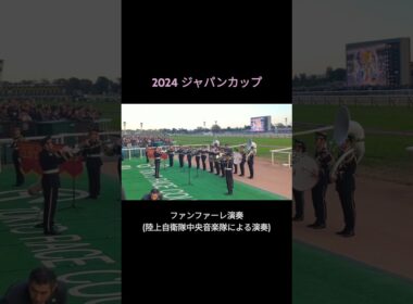 2024年ジャパンカップ ファンファーレ演奏#ジャパンカップ #ジャパンカップ2024 #競馬
