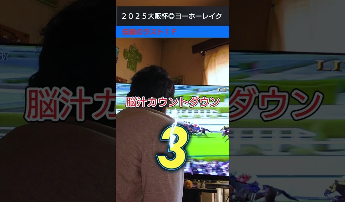 【大阪杯舞台裏】ヨーホーレイクを推した人ならわかってくれる。はず。#上がり最速兄やん #大阪杯#ヨーホーレイク#shorts
