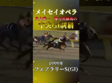 メイセイオペラ【1999年フェブラリーステークス(GI)】#競馬 #shorts #フェブラリーステークス