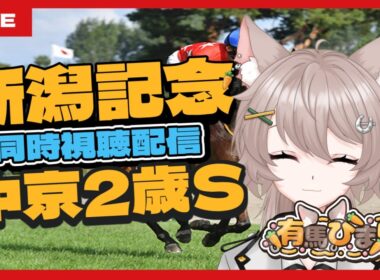 【中央競馬】新潟記念&中京2歳S2025同時視聴配信🏇【ライブ/有馬ひまり/新人Vtuber】