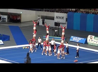 箕面自由学園高等学校／GOLDEN BEARS 優勝 自由演技競技DIVISION１ 高等学校部門 決勝 JAPAN CUP 2025.8.31