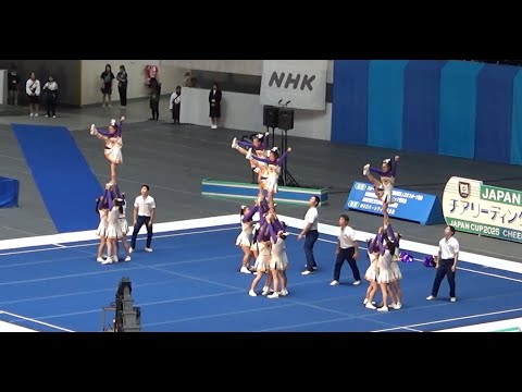梅花高等学校／RAIDERS 準優勝 自由演技競技DIVISION１ 高等学校部門 決勝 JAPAN CUP 2025.8.31
