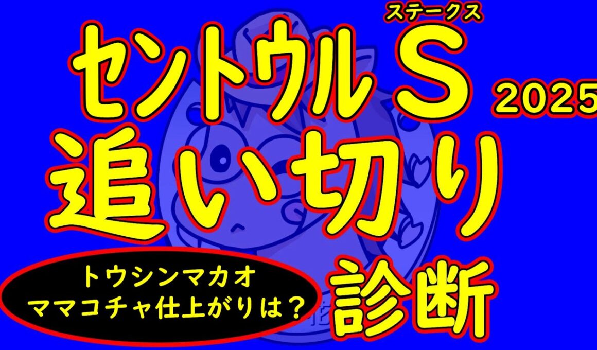 セントウルステークス2025追い切り診断！スプリンターズステークスの前哨戦にてトウシンマカオとママコチャの仕上げはどうか？状態面の良い馬を含め各場の仕上がりを評価する！