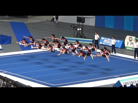 福岡大学附属大濠高等学校／COOKIES ５位 自由演技競技DIVISION１ 高等学校部門 決勝 JAPAN CUP 2025.8.31