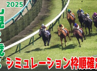 【札幌2歳ステークス2025】シミュレーション枠順確定版 皐月賞馬ジオグリフの全弟ロスパレドネスは6枠8番！函館芝1800mの未勝利戦を圧勝したスマートプリエールは8枠11番！【競馬予想】