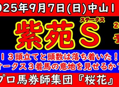 紫苑ステークス2025レース予想！オークス３着リンクスティップや阪神ジュベナイルフィリーズ３着テリオスララが出走し格の違いを見せるか？