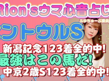 ⦅セントウルステークス⦆ 激戦必至! スプリンターズSへ直結! 最強はこの馬だ! part1[爆裂💥Rion♡うま🐎心音占い]  [TooHot ふゆちゅーぶ ]