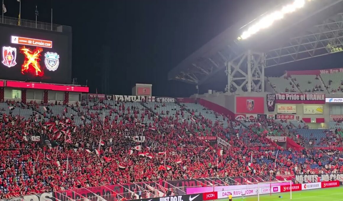 後半開始前～ルヴァンカップアンセム～円陣。 浦和レッズ vs 川崎フロンターレ 2025年9月3日 Jリーグ