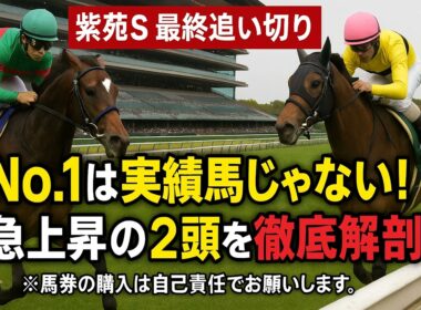 【追い切り評価 紫苑S 2025】S評価は伏兵マイスターヴェルク！良血ジョスランも本格化で波乱の気配？
