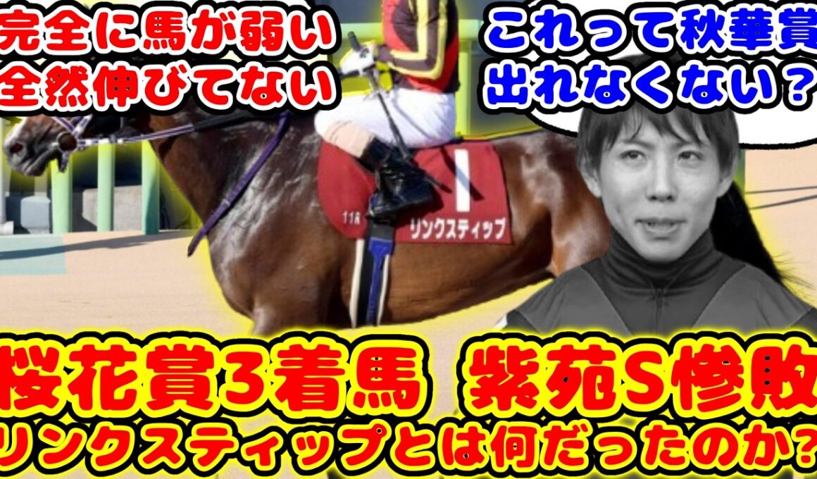 【競馬】紫苑S1番人気 桜花賞3着馬が8着惨敗 リンクスティップとは何だったのか？が話題に！！【競馬の反応集】