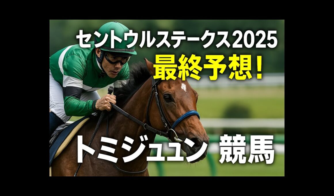 セントウルステークス2025 最終予想｜本命トウシンマカオ！相手はテイエムスパーダ＆注目穴馬も【トミジュン競馬】