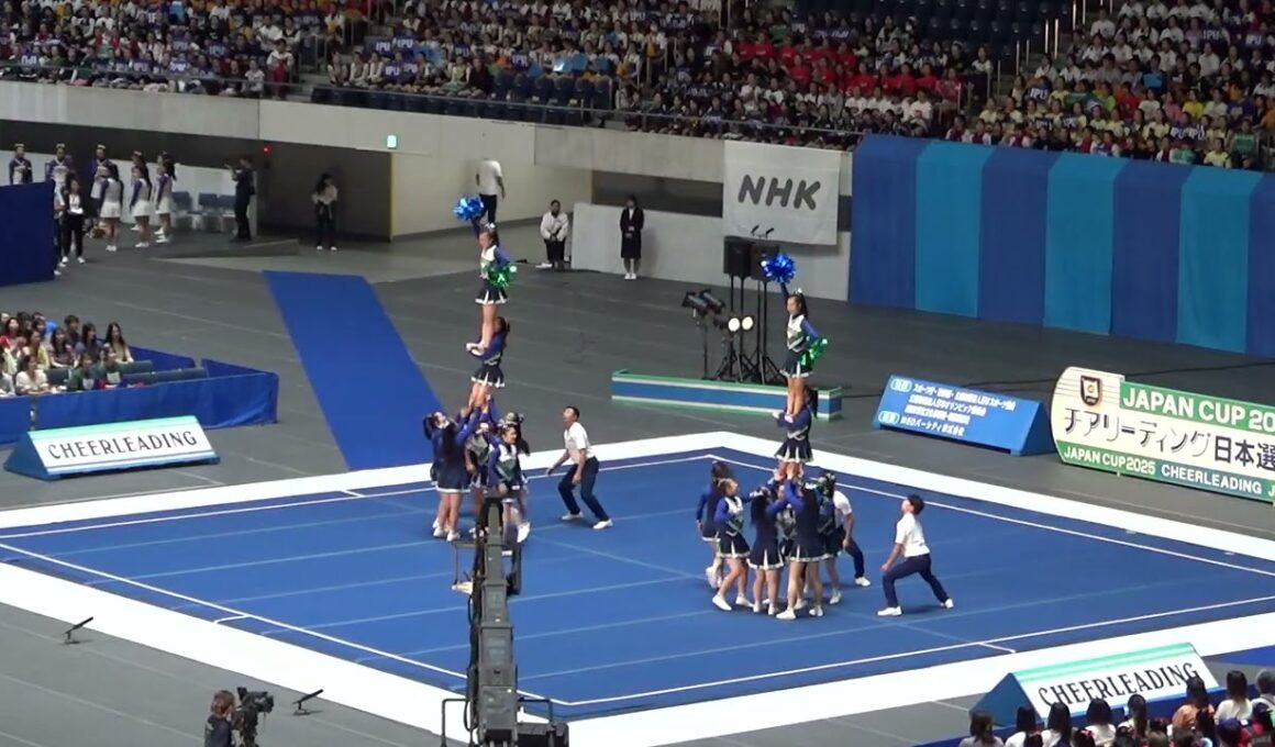 環太平洋大学／WARRIORS ５位 自由演技競技DIVISION１ 大学部門 決勝 JAPAN CUP 2025.8.31