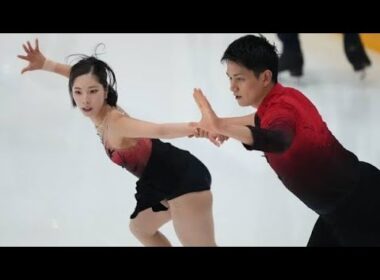 「りくりゅう」新衣装で登場🔥赤と黒に込めた今季の決意