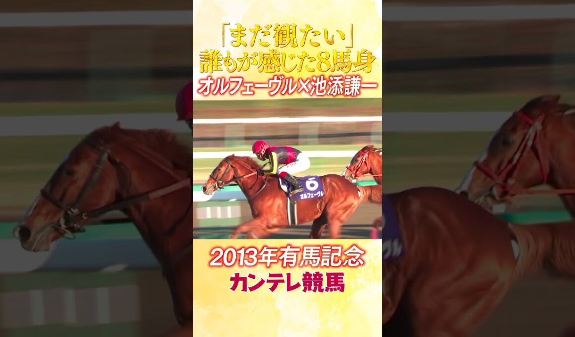 #競馬 #有馬記念  #オルフェーヴル  #池添謙一