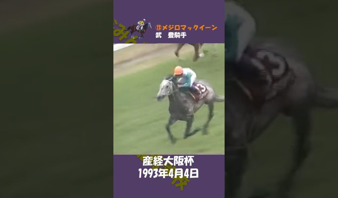 1993年大阪杯（個人的ベスト大阪杯） #競馬