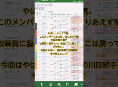 2025ローズS予想(秋華賞トライアル)