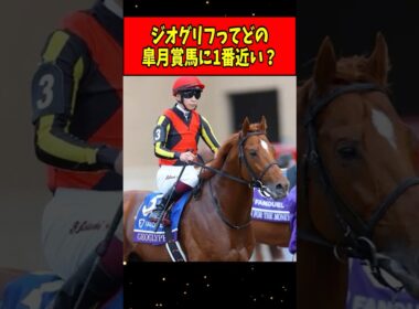【競馬】ジオグリフって過去の皐月賞馬の中だと誰が1番近い？#shorts