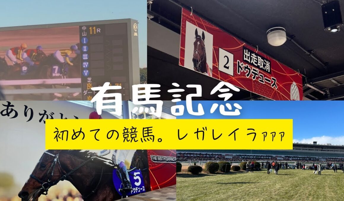 【有馬記念 2024】現地の大歓声あり⋮ついに念願の競馬場へ！