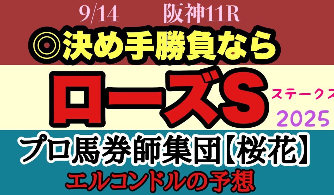 エルコンドル氏のローズステークス2025予想！！秋華賞に向けて3つの切符を争い激戦必至！オークス馬カムニャック以外は粒揃いで難解な一戦に！