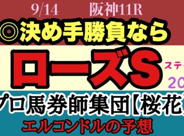 エルコンドル氏のローズステークス2025予想！！秋華賞に向けて3つの切符を争い激戦必至！オークス馬カムニャック以外は粒揃いで難解な一戦に！