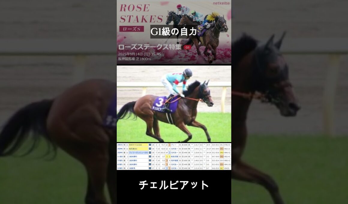 【ローズS】G1級の能力と歴代屈指の末脚に期待したい穴馬とは？/テレサ他推奨3頭 #ローズS #競馬 #阪神競馬場