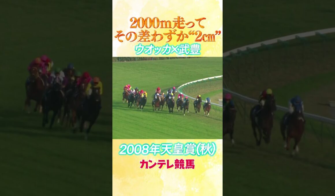#競馬 #天皇賞秋  #ウオッカ  #武豊