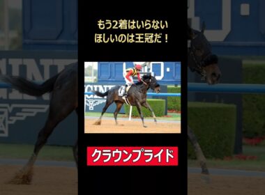 銀の王冠はもういらない。クラウンプライドがチャンピオンズCで本物の王冠を狙いに行く！ #競馬 #ウマ娘 #チャンピオンズカップ #クラウンプライド