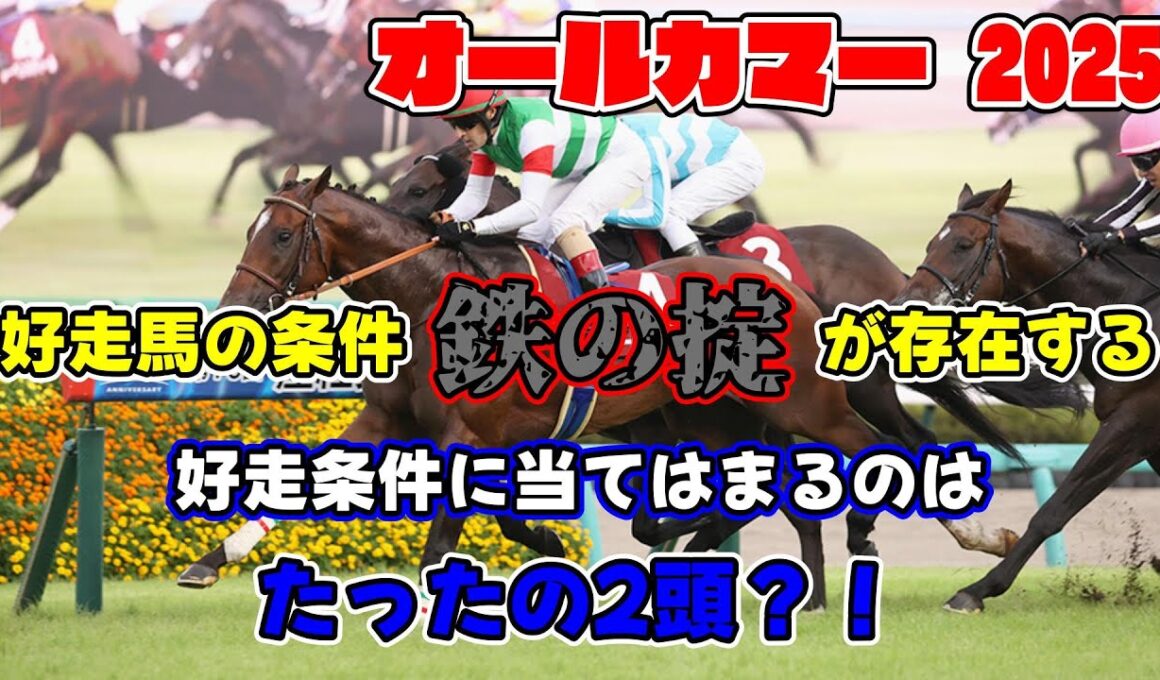 オールカマー 2025 競馬予想【エリ女へのプレップとして見るべき1戦 オールカマーの鉄の掟とも言える好走条件がある】注目馬2頭紹介