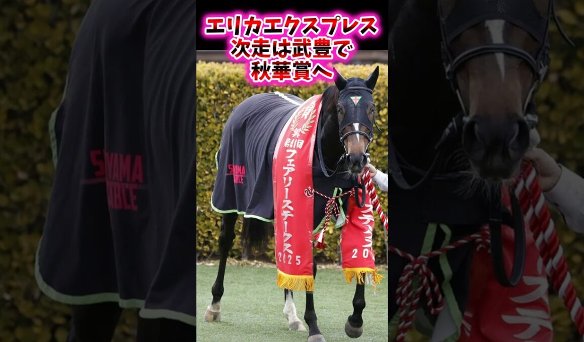 エリカエクスプレス次走は武豊で秋華賞へ【競馬反応集】 #競馬　#エリカエクスプレス　#武豊
