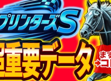 【重要】『この4つ』スプリンターズSの頻出パターン。まだ予想は出来ない！【Part1】