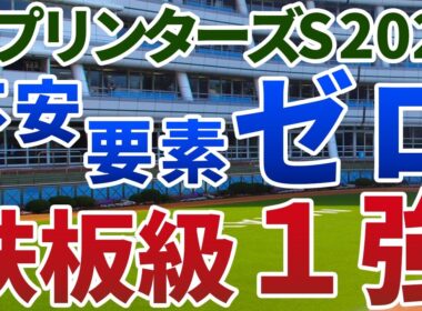 スプリンターズステークス2025【絶対軸1頭】公開！混戦オッズでも地力・安定感で一枚上！断然軸向きで信頼しやすい１強は？