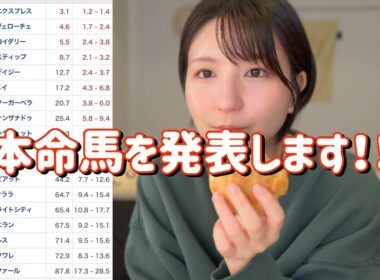 競馬予想【桜花賞GⅠ🐎 2025.4.13】恵みの雨！？牝馬三冠狙えるお馬ちゃんを本命に！
