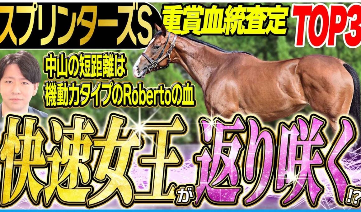 【スプリンターズS2025】血統的にはサトノレーヴよりこっち！中山はRobertoの血が走る！(坂上明大の重賞血統査定)《東スポ競馬》
