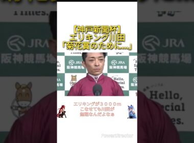 【神戸新聞杯2025】エリキング川田「菊花賞のために…」連呼する　#競馬