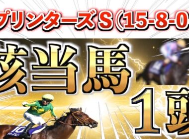 【スプリンターズS2025 予想】全条件パーフェクト◉想定4番人気＋大穴馬を狙い撃つ！