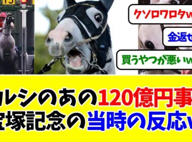 ゴールドシップのあの120億円事件宝塚記念当時のリアルな反応ｗｗｗ【競馬反応集】