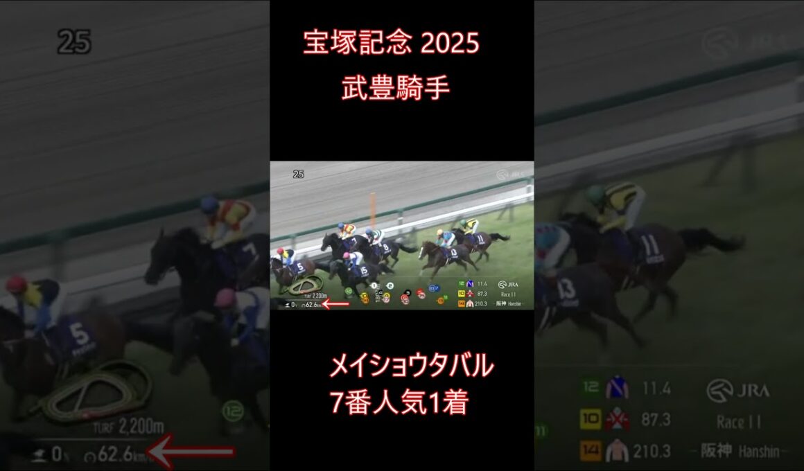 武豊の競馬史上に残る神騎乗　2025年宝塚記念　元馬術選手のコラム