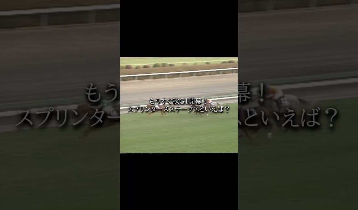 スプリンターズステークスと聞いて最初に思い浮かぶレースは？ #競馬 #凱旋門賞 #武豊 #うま娘 #スプリンターズステークス #G1#shorts