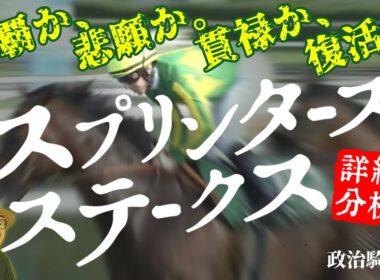 【スプリンターズS 2025】狙い馬6頭
