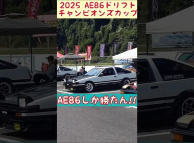 【AE86】2025AE86チャンピオンズカップ AE86しか勝たん!!#shorts  #イニシャルd #drift #AE86#トヨタ#日光サーキット#4AG#LEVIN#トレノ