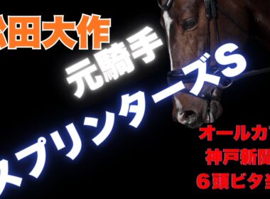 【#スプリンターズS 】2重賞ビタ当ての元騎手が教える!!スプリント戦のポイントと解説!!
