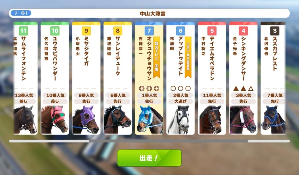 【ウマ娘風競馬MAD】第140回J・GⅠ中山大障害(2017)