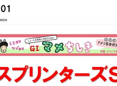 301.スプリンターズステークス　決断の時