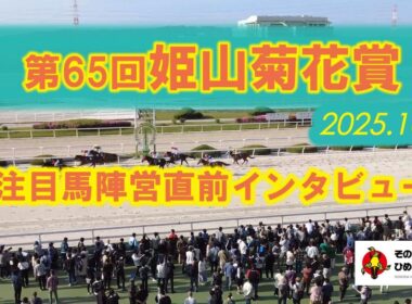 第６５回 姫山菊花賞 注目馬陣営直前インタビュー！