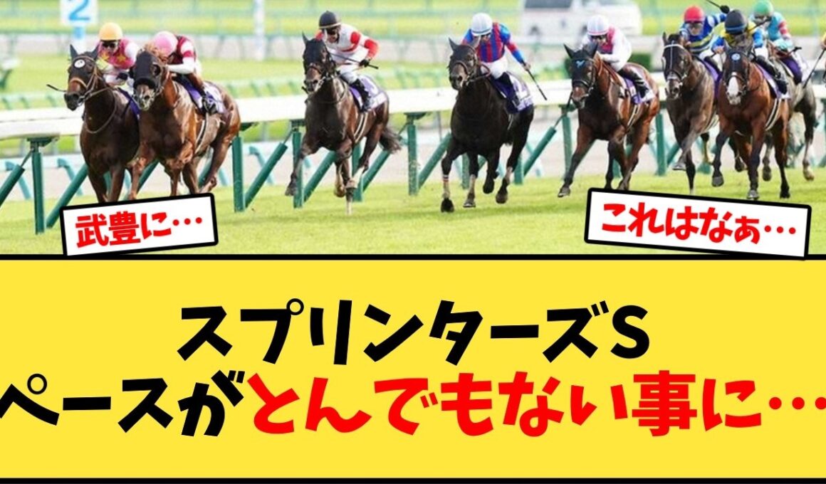 【スプリンターズステークス】ドスローペースがヤバすぎるw←これ【競馬反応集】