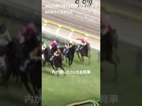 【NHKマイルカップ・マジックサンズ2着】インを突き怒涛の追い込み・武騎手痺れたぜ！ #競馬 #マジックサンズ #武豊騎手