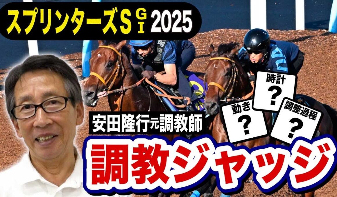 【スプリンターズS2025】安田隆行元調教師が調教ジャッジ　「動き」「時計」「調教過程」を採点しピックアップした５頭を発表！　抜群に動いた穴馬は？香港馬をどう見る？《東スポ競馬ニュース》