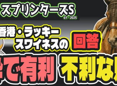 【スプリンターズステークス2025最終結論】激アツ条件がそろった穴馬、香港馬は買うべきか【競馬予想】